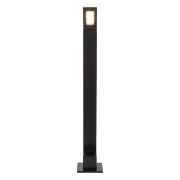 Lucide LAWFORD - Borne extérieur - LED - 1x6W 3000K - IP54 - Noir - détail 1